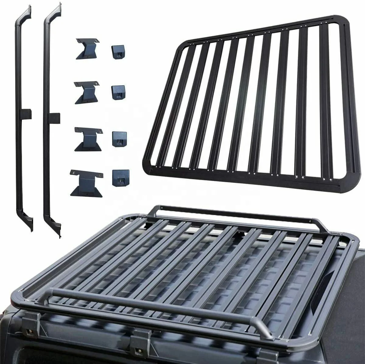

Best Selling XDS Best Selling 4x4 Half Length Roof Platform For Wrangler JL Car Accessories Aluminum Roof Luggage 4 Doors R