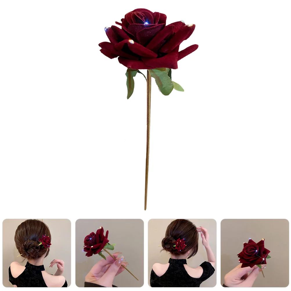 

Hair Barrettes Hanfu Hairpin Japanese Accessories Japanese-style Floral Stick Long Miss