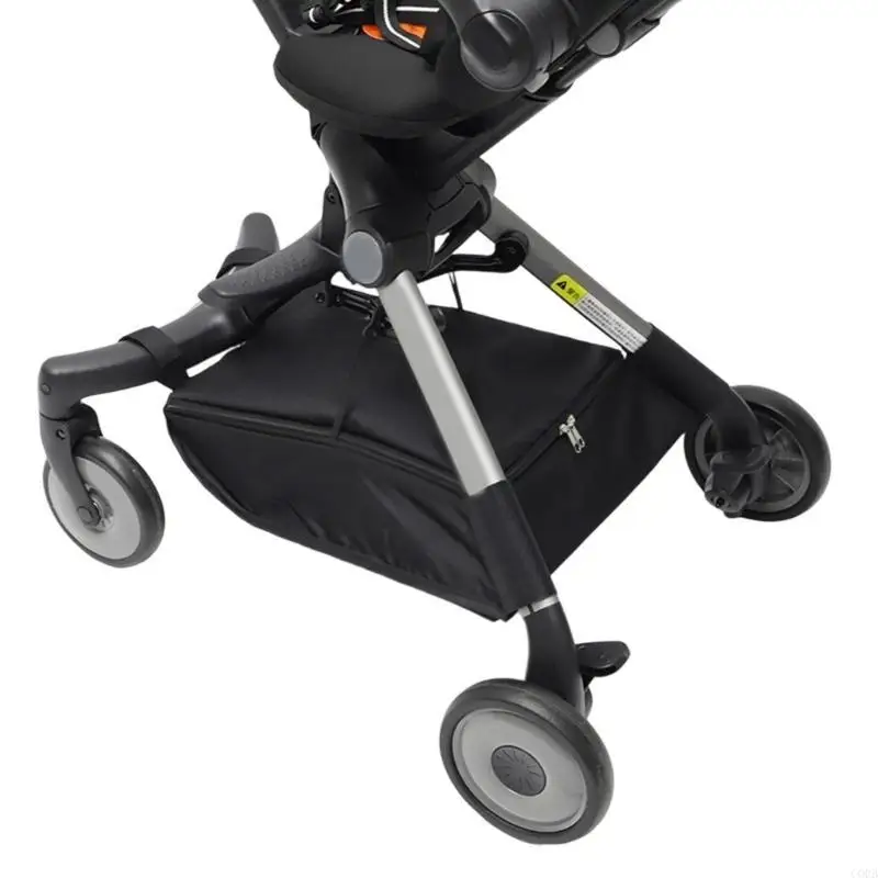 CORB Compact Strollers Bottom Basket Water Resistant Fabric Universal Secure Newborn Pram Bottom Bag