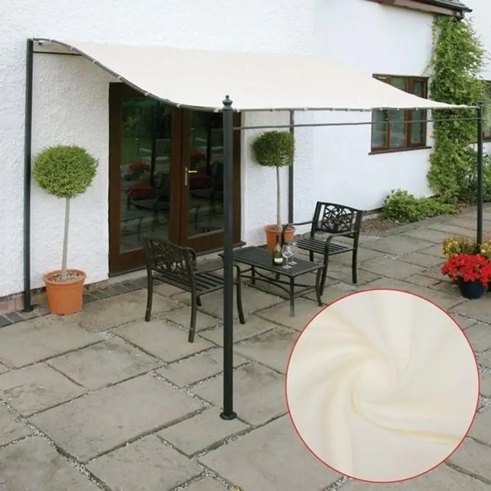 300D Outdoor Roof Replacement Canvas Cover Waterproof Tent Gazebo Top Canopy Sun Shelter Cloth Patio Awning Cloth 3X3M 2.6X2.5M