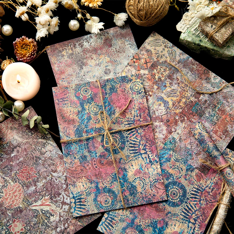 20Pcs Per Pack Material Paper Classical Literature Vintage Material Decoration Notebooks Writing gift Scrapbook 178*125MM