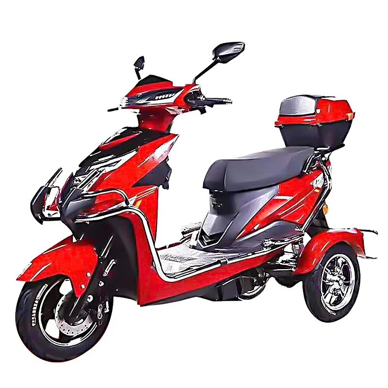 Direct Sales 1200W Electronic Motorcycle 72V 20Ah 3 Wheels Moto Electric Scooter Three Wheeler for adult