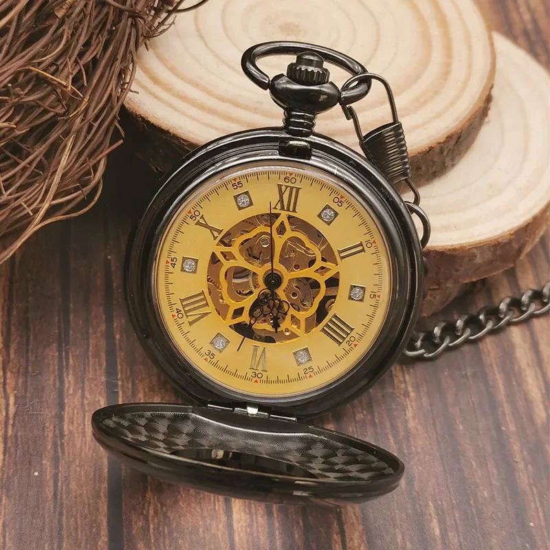 Montres de poche mécaniques classiques à breloque Vintage pour hommes et femmes, Steampunk, chaîne rétro Antique, horloge cadeau