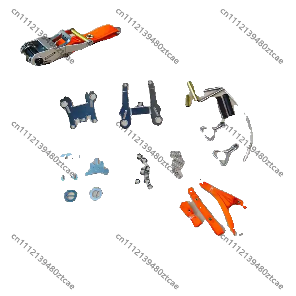 1/14 RC Tractor Truck Scene Simulation Cargo Rope Tensioner Tire Fixing Buckle Strapping Belt Model Decor Upgrade Parts