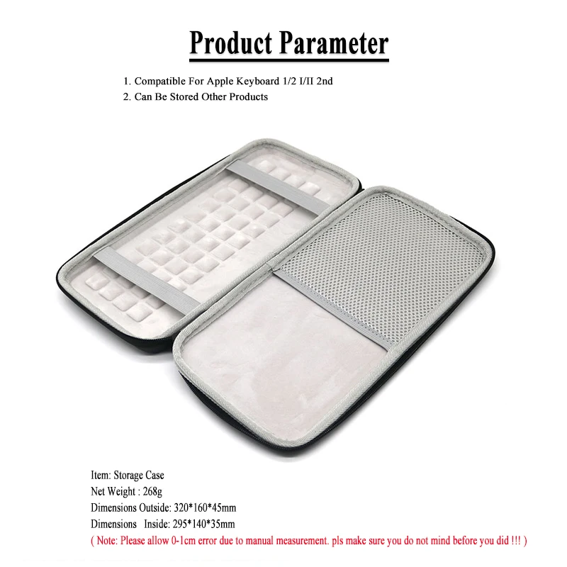 Sac de rangement en peau PU anti-poussière, boîte de transport pour clavier Apple 2021 I/II, 2e sangle, sac à main, meilleur prix, 1/2