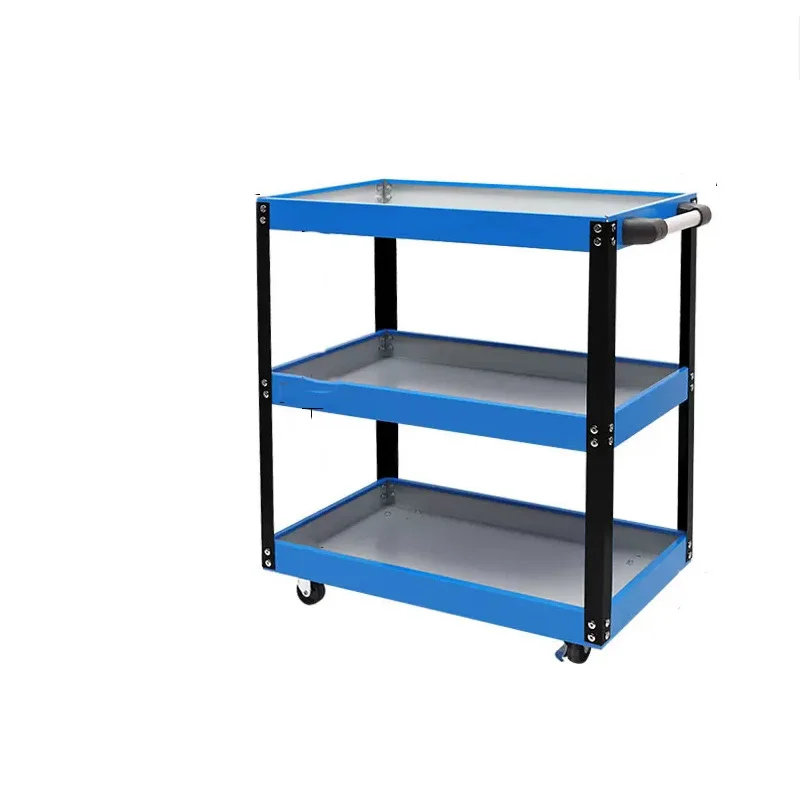 

Small Trolley Multifunctional Maintenance Storage Rack Floor Mobile Cabinet Auto Repair Workshop