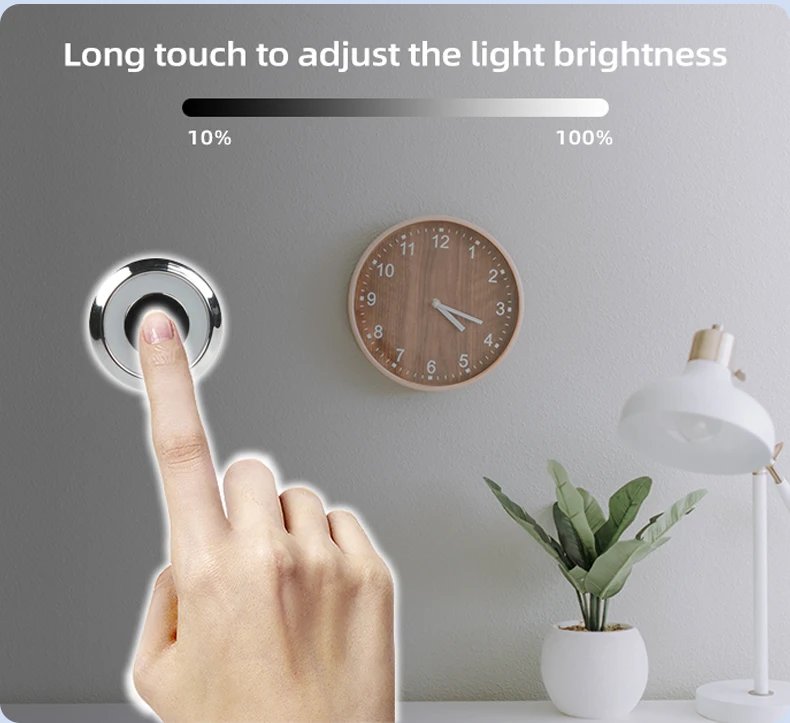 DC12V 24V Touch-Schalter geeignet für LED-Licht-Dimmschalter in Möbeln. – Detail 4