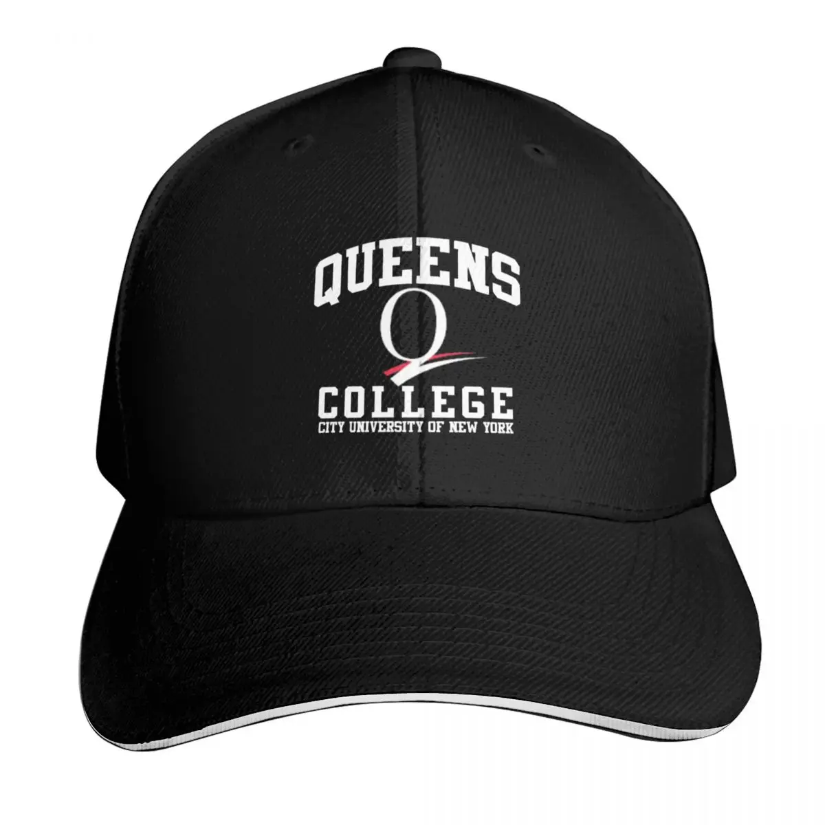Q Queens College NYC Baseball Cap Curved Brim Classic Fit Low Profile Unstructured Unisex for Men Women