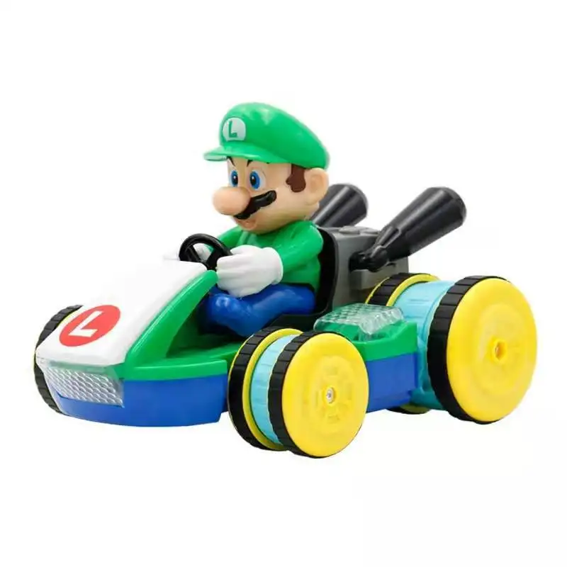 Super Mario Bros Remote Car Creative Model Toys Yoshi Luigui Super Mario action toy Figure Collectible Model Toys Gifts For Kid