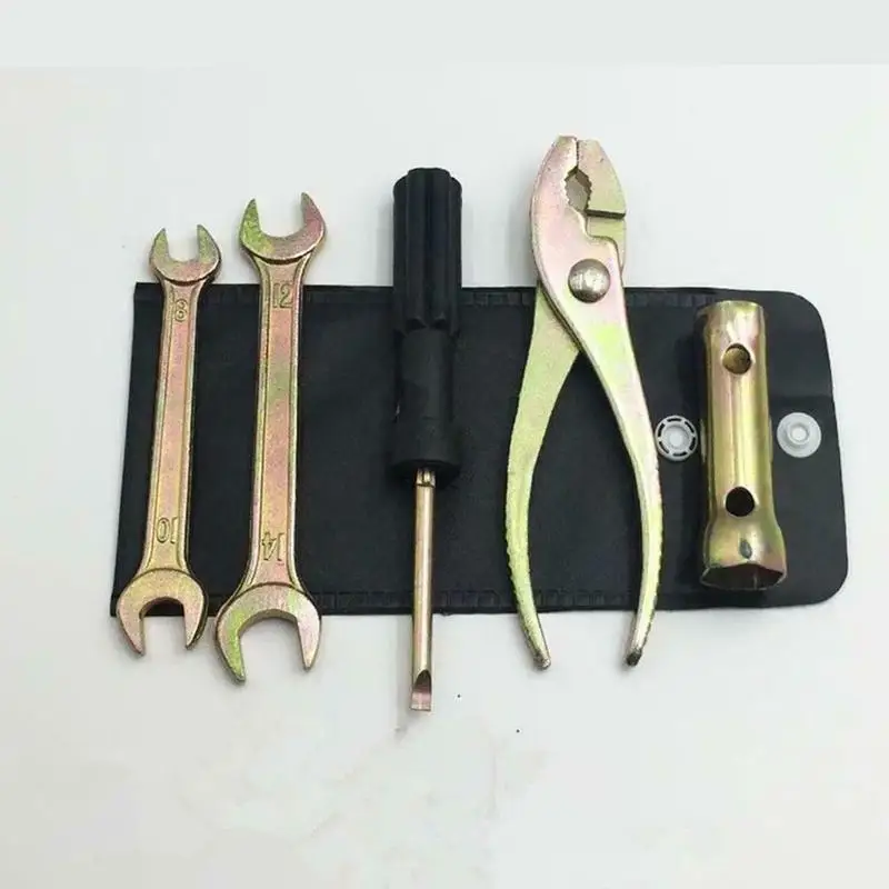 Universal Motorcycle Spark Plug Spanner Wrench Socket Tool Kit  Aluminum Alloy Motorcycle Repair Tool Pliers Wrenches Screwdrive