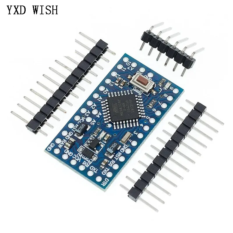 10 stücke Pro Mini 328 Mini 3,3 V/8 M 5 V/16 M ATMEGA328/PB ATMEGA328P-AU 3,3 V/8 MHz 5 V/16 MHZ Für Arduino Entwicklung Board DIY Tools Kit – Detail 3