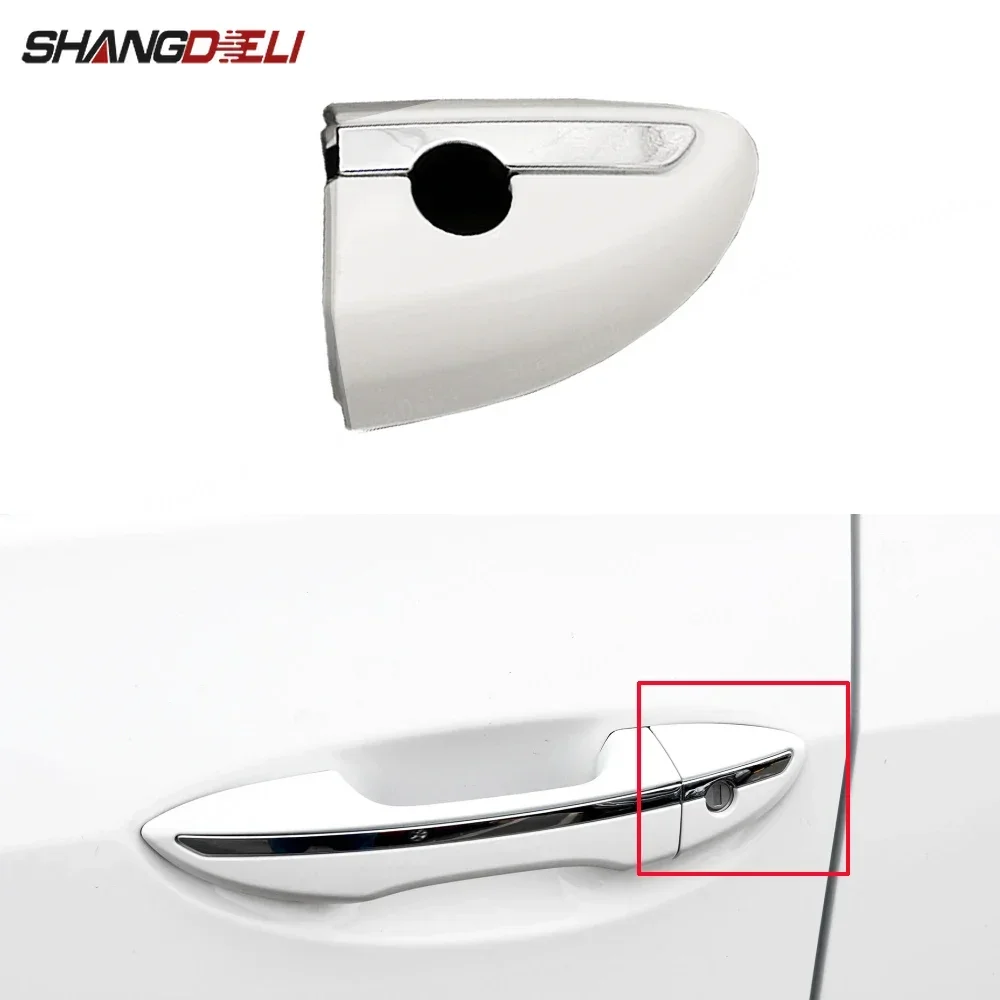 Tapa de manija de puerta Exterior delantera izquierda súper blanca para Toyota Corolla 1,2 2014 2015 2016 2017 2018