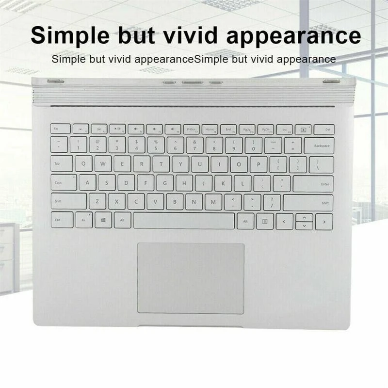 13.5in Performance Base Keyboard with Touchpad for Microsoft- 2 Designed for Surface (Silver) Best Sale