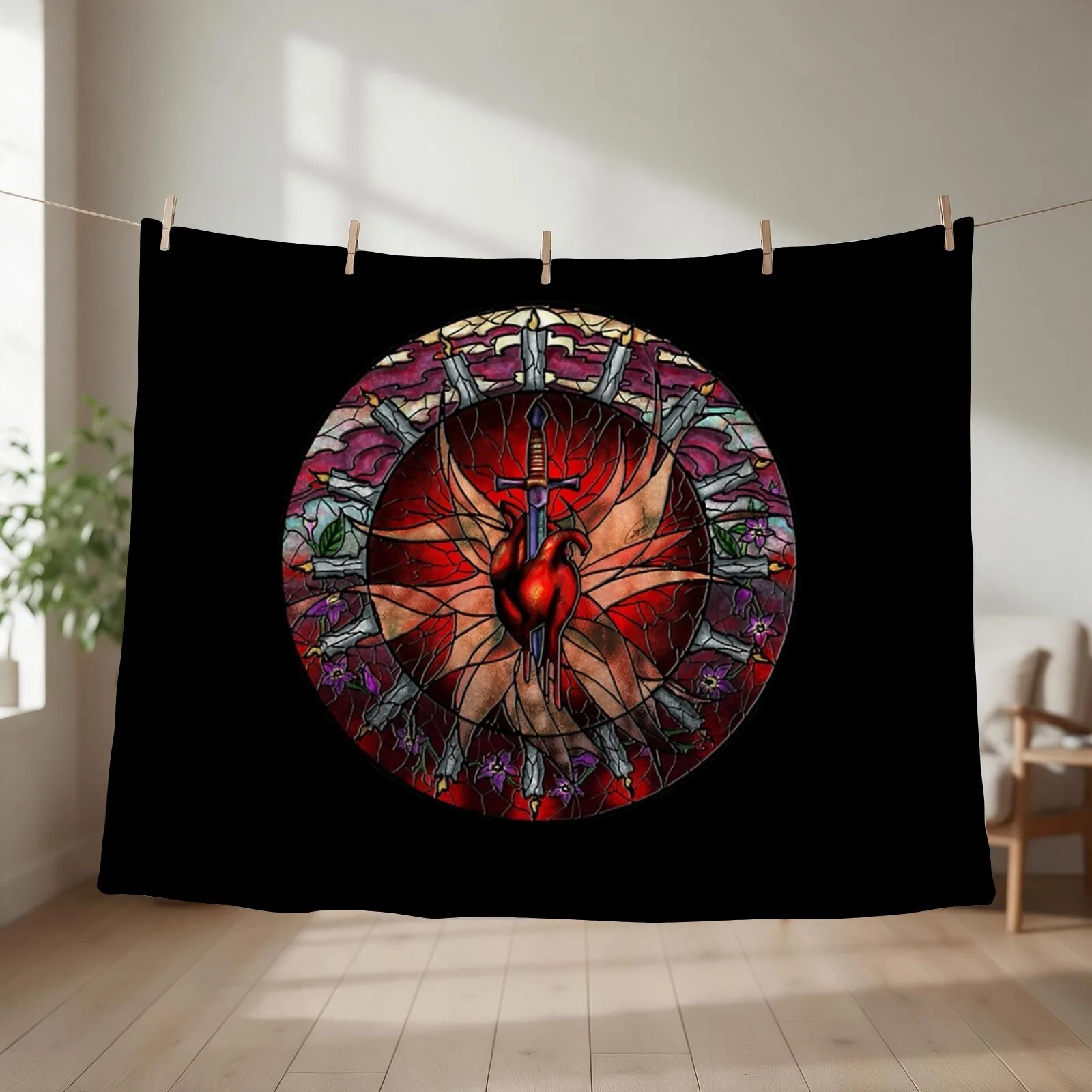 Assassins Throw Blanket couch cozy soft plush fuzzy picnic outdoor blanket
