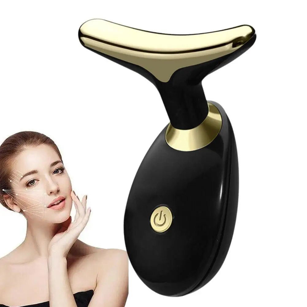 Contenedor de belleza para cuello y cara, masajeador eléctrico antiarrugas para belleza de la piel Facial, instrumento tensor de rejuvenecimiento adelgazante U8A1