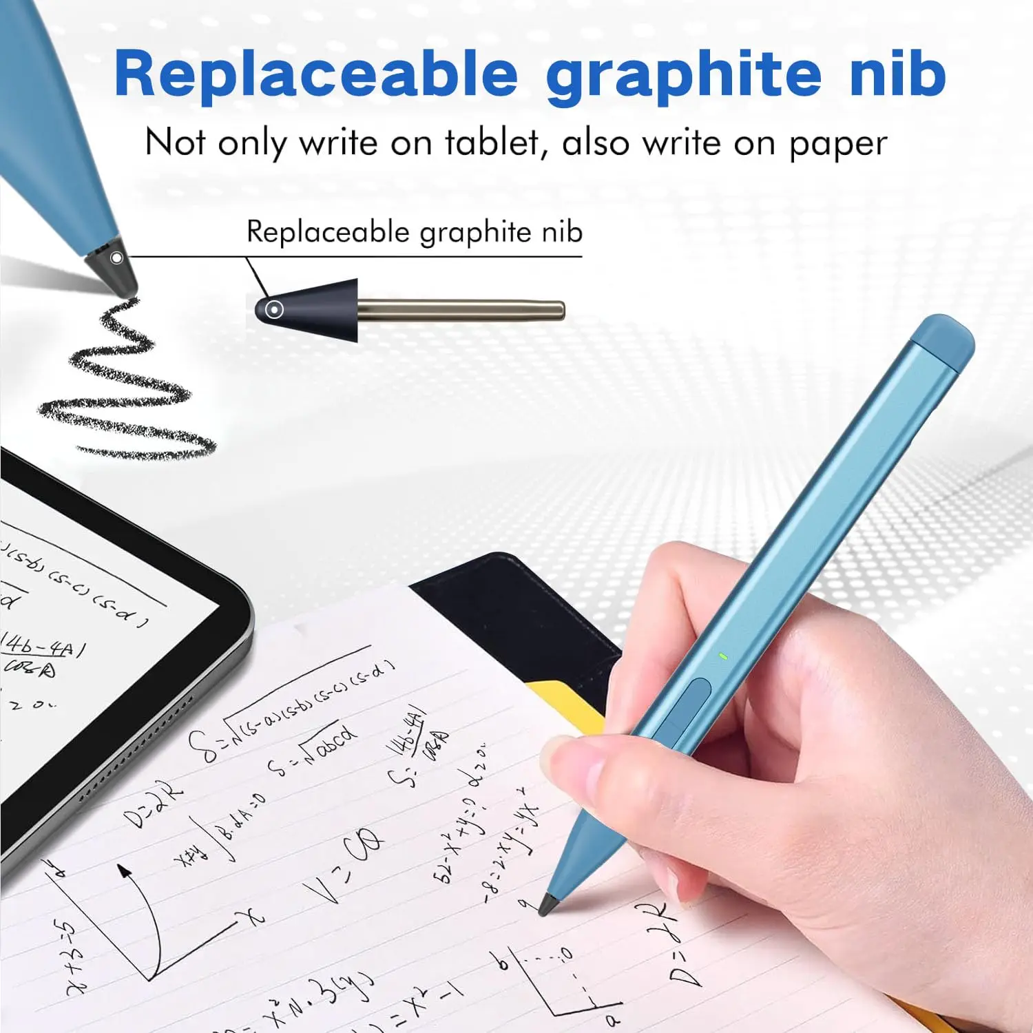 Pen 2 with MPP2.0 for Asus HP Dell Microsoft Surface 4096 Pressure Eraser Palm Rejection Graphite Nib for Surface Pro 11/10/9/8 view 4