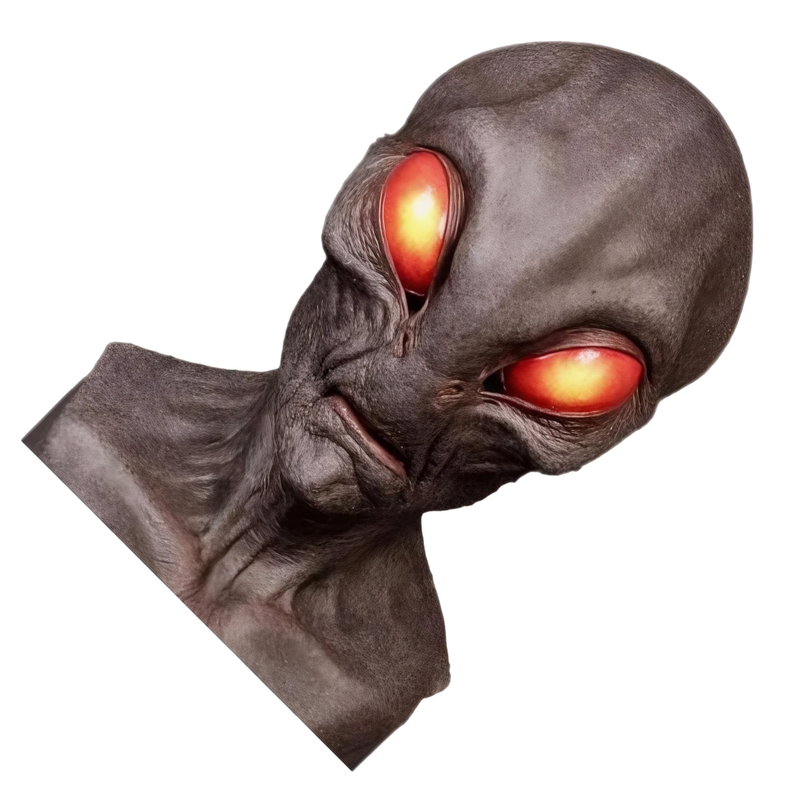 Maska Wampira Kompletny Strój na Halloween z Maską Obcego Maska Lateksowa na Halloween Maska Obcego dla Dzieci Kolor Kwiatowy