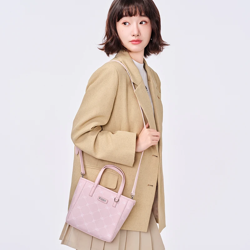Kappa Matte Leather Shoulder Bag Handbags Regular Women's Camellia Pink K0E48BD47AE-5306P