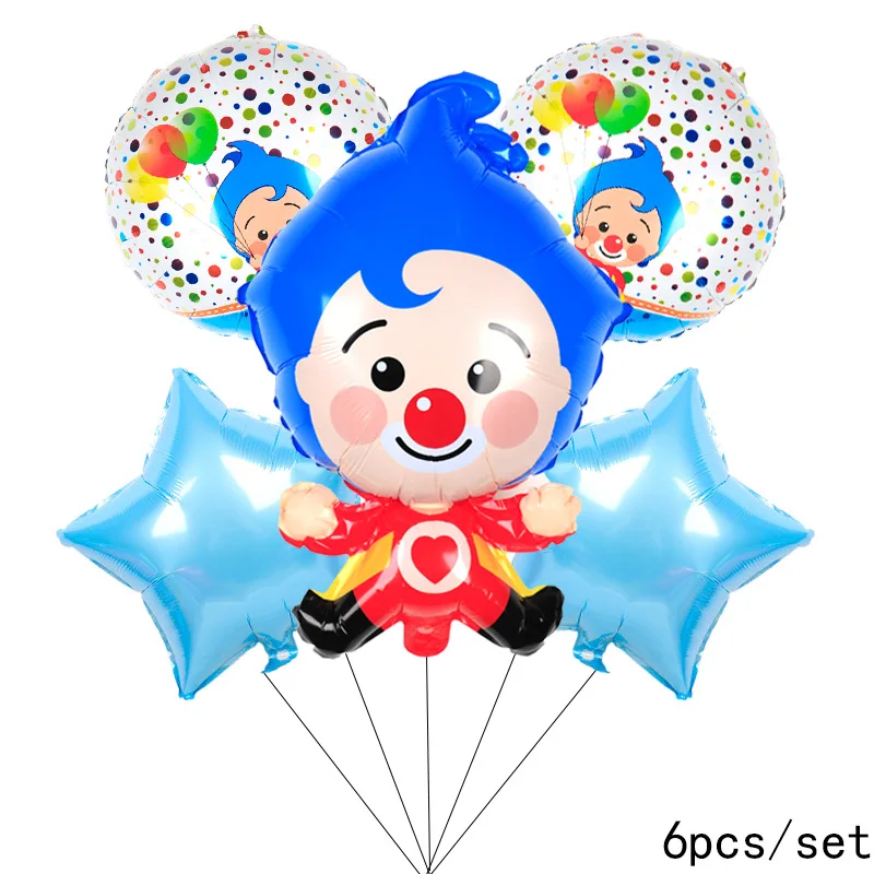 Disney Shaped Joker Circus Birthday Party Festival Christmas Event Dressing and Decoration Aluminum Film Balloon