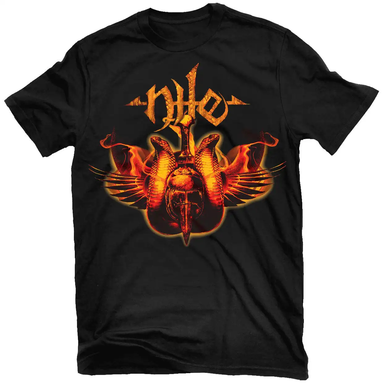 Nile Annihilation of The Wicked Rock Band Graphic Tee Cotton Round Neck Casual Unisex T-shirt Summer Top