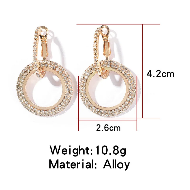 New Luxury Style Delicate Zirconia Earrings Pendant Light Chic Jewelry Gift for Girls Women Elegant Party Accessory