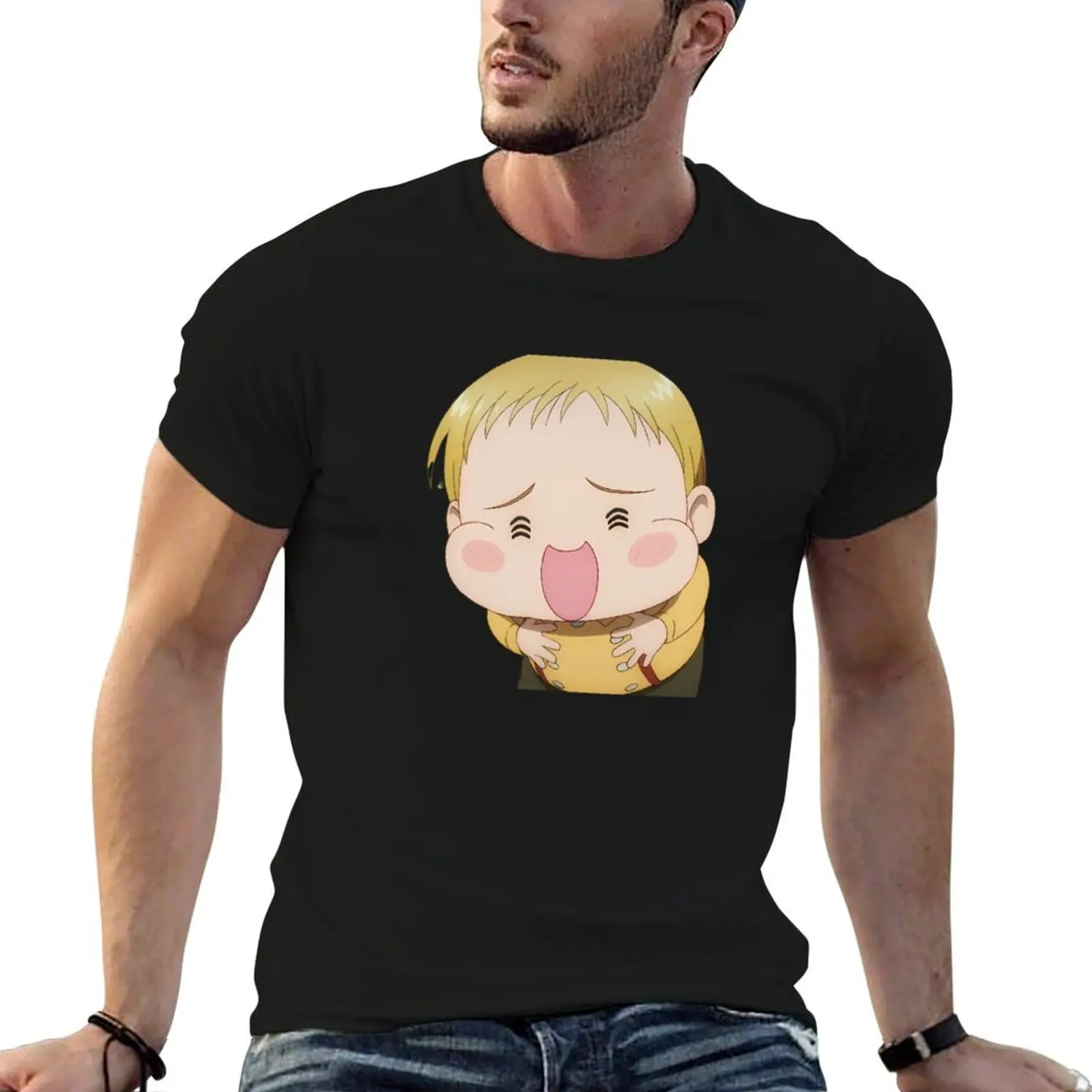 Rising Impact - Cute Gawain Nanaumi T-Shirt anime funny costumes big and tall t shirts for men