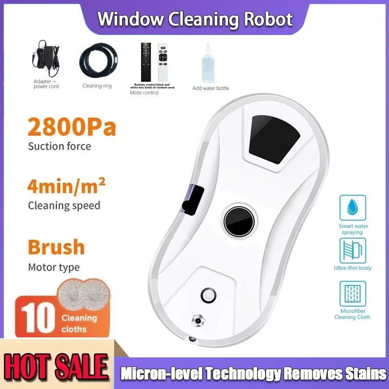 

Intelligent Household Automatic Electric Double-sided Glass Window Cleaning Machine for Tall Buildings Window Cleaning Robot