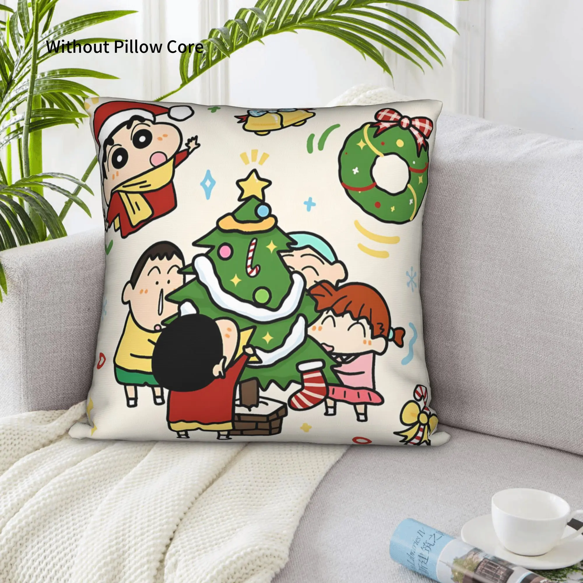 1PC Crayon S Shin chan Pillow Case Home Decor Items Double-Sided Printing  Sofa Cushion Bedroom Bedside Pillow