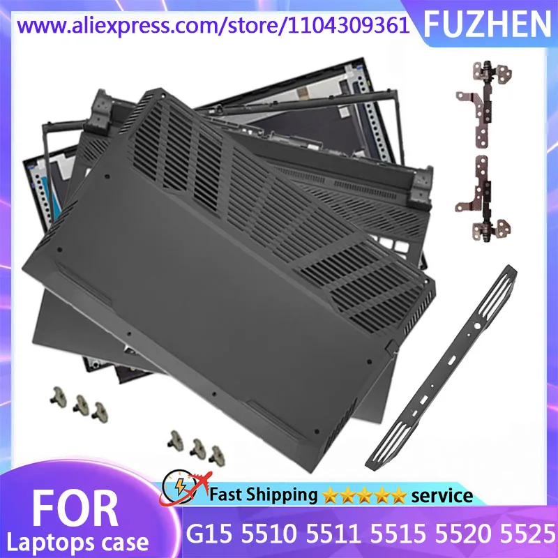 

Notebook Parts New Cover For G15 5510 5511 5515 5520 5525 Front Bezel Palmrest Bottom Case Hinges Back Cover
