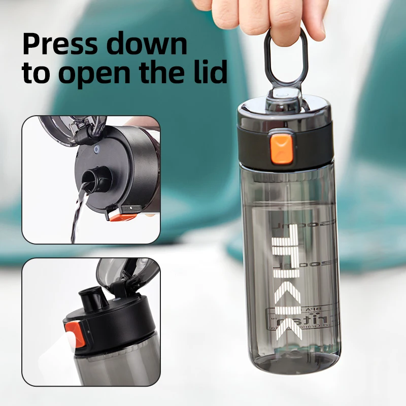TKK 350ml Tritan Material Water Bottles BPA-Free Creative Fashion Water Bottle With Portable Rope Outdoor Travel Cup Fitness