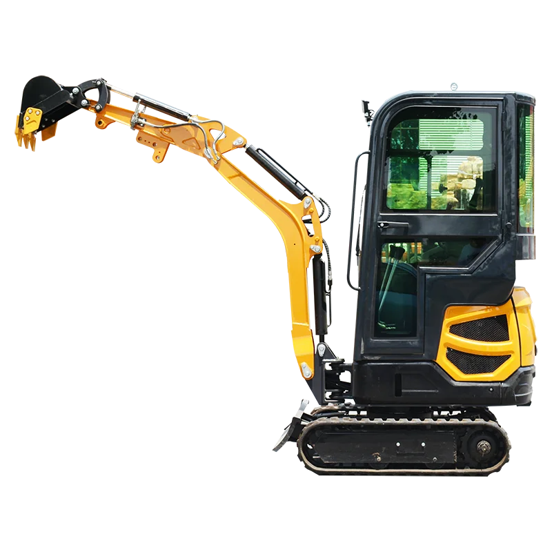 Compact 18U Mini Excavator 1500kg Hydraulic Small Digging Machine For Indoor Demolition Narrow Site Construction