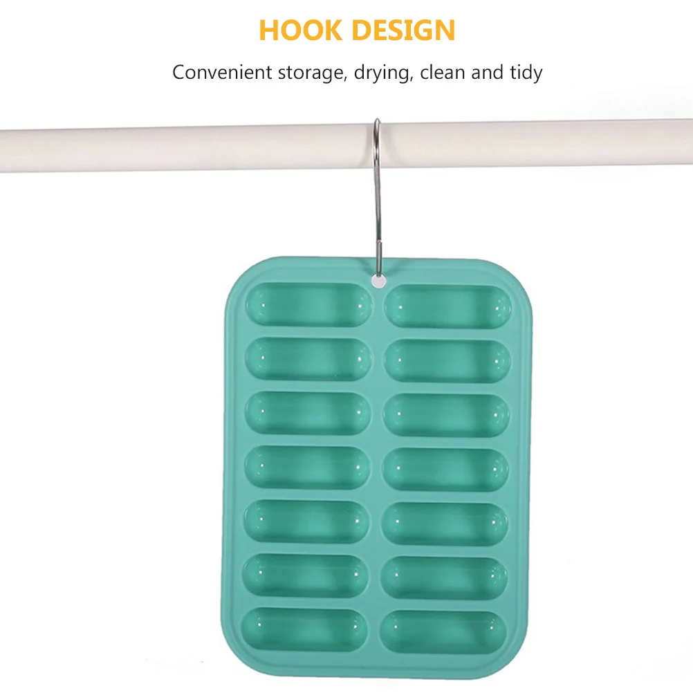 

2pcs Silicone Cube Mold Grid Trays For Home Kitchen Baking Easy Clean Ice Maker Ice Box Sausage Mold Fondant Trays Gift