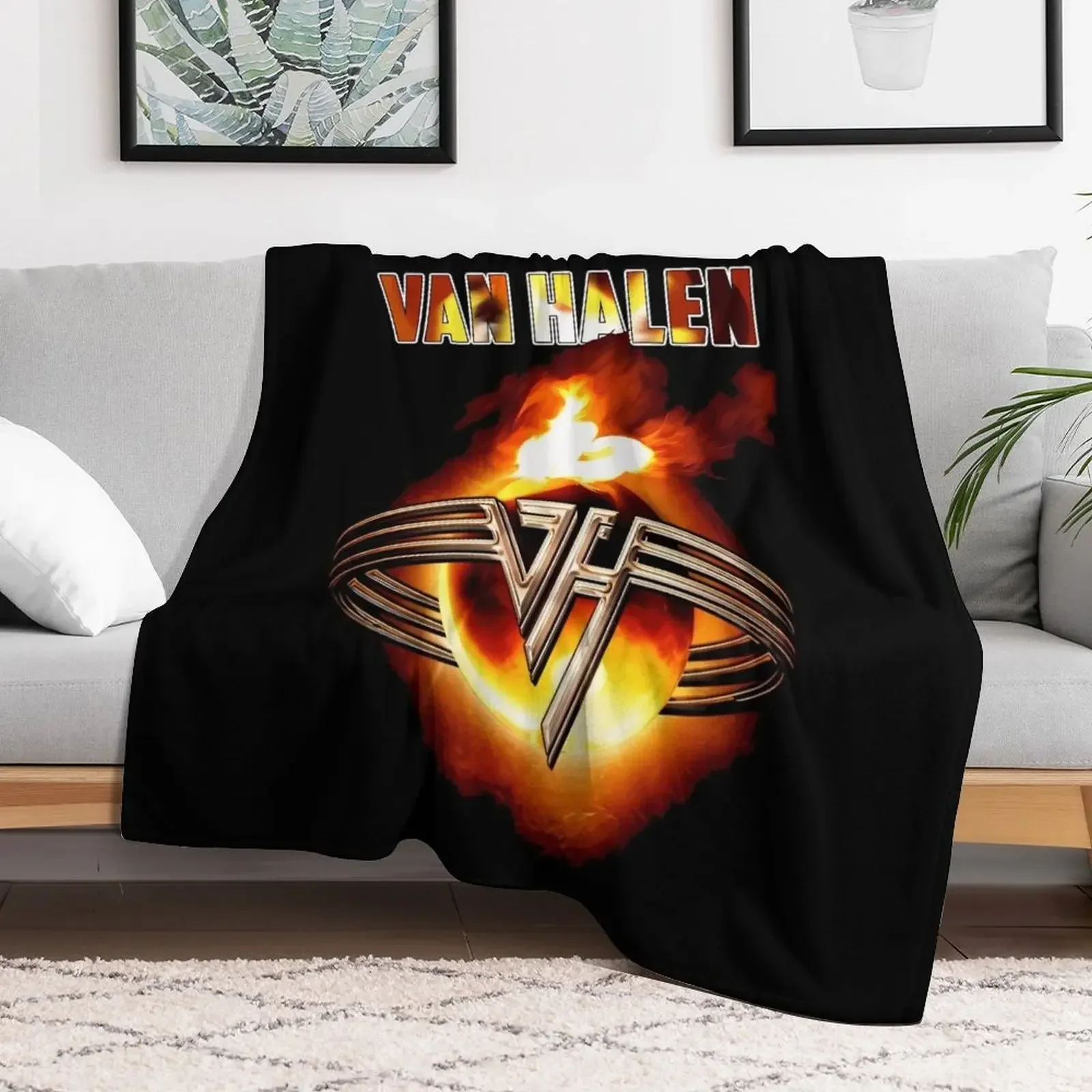 Van Halen 11 BK Throw Blanket Baby Bed Sofa Throw Plaid Blankets