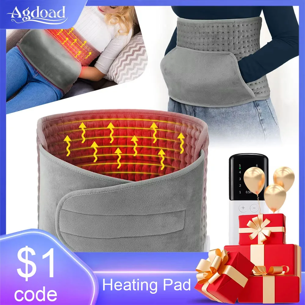 

Нагревательные подушечки для талии, электрический пояс для живота с подогревом, поясничный живот, горячий компресс, теплая одеяло для матки, теплое одеяло для зимы