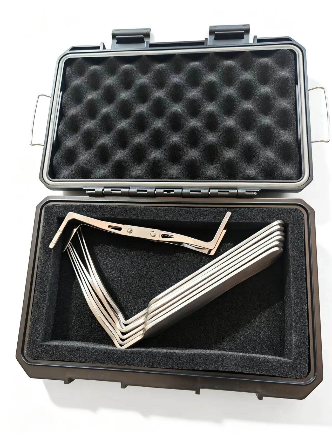 HUK 8Pcs Multifunctional Broken Extractors Set Full Steel Car Home Lock Picks Anti-slip Handle Locksmith Quick Open Repair Tools