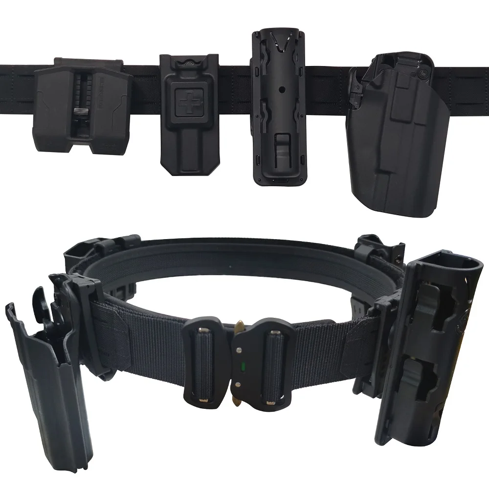 UNIONTAC Tactical Battle Belt Law Enforcement Duty Belt Kits Military Style Riggers Belt Utility Belt rig