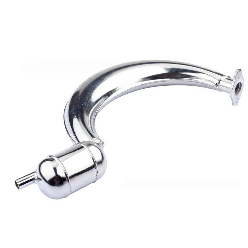 Precise Motorcycle Exhaust Pipe For 49Cc 50Cc 60Cc 80Cc 100Cc Electric Bicycle Bike Engine Motor Muffler Replacement