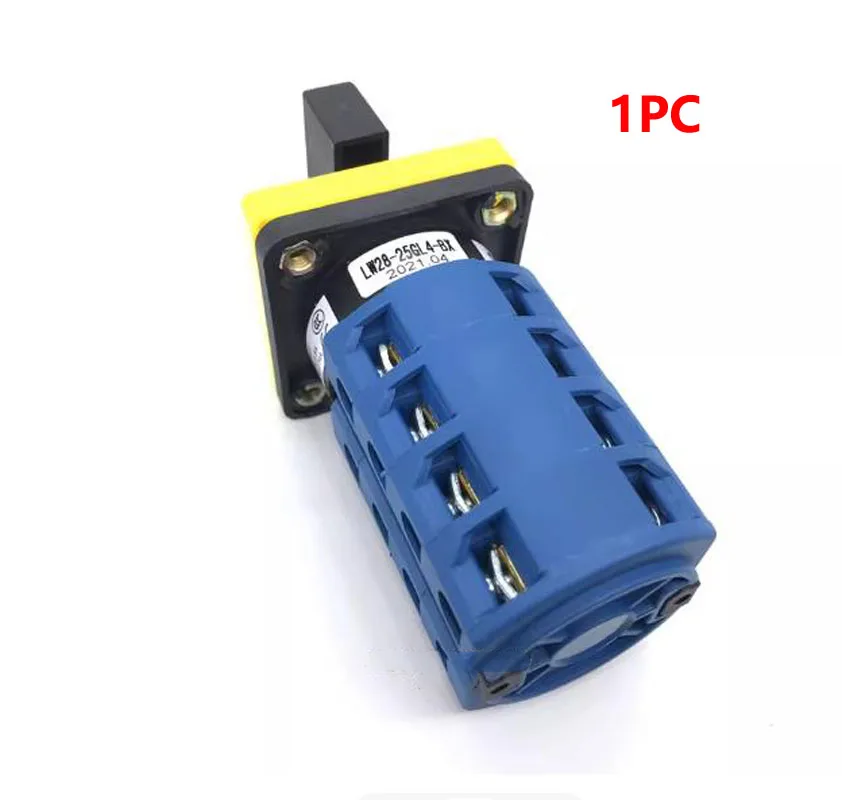 

Переключатель прямого/обратного хода для станка LW28-25 GL4-BX, четырехпозиционный, 25А, 1 шт.