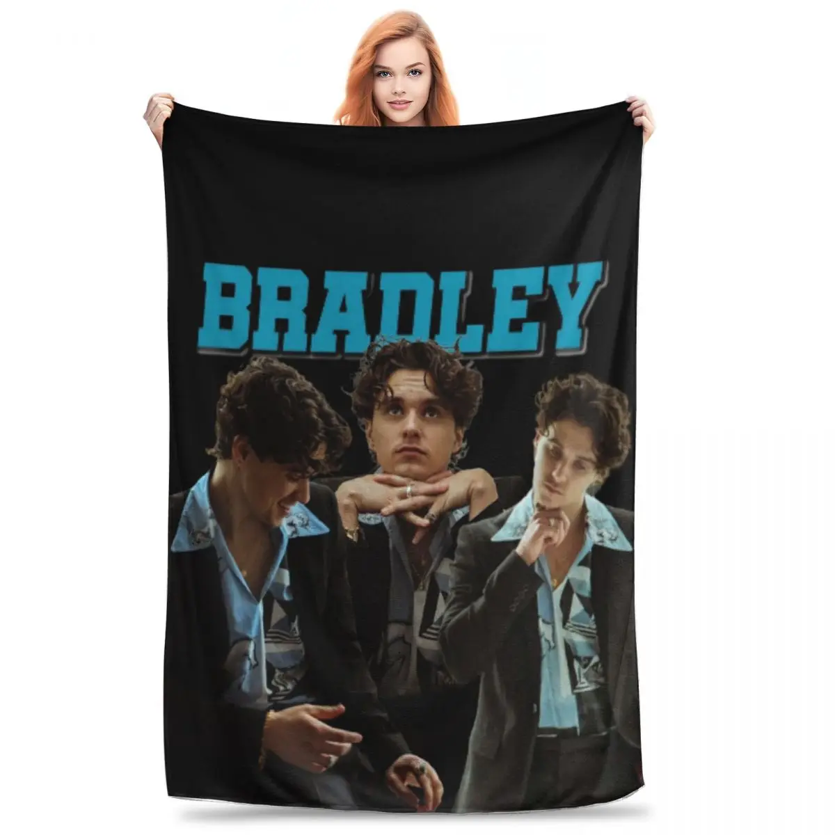 Brad Simpson The Vamps Blankets Fleece Lightweight Throw Blankets Sofa Throw Blanket For Couch Bedding Travel Throws Bedspread