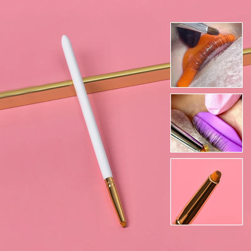 

Reusable Eyebrow Lamination Brush Wood Glue Balm Eyelash Styling Brush Lash Lift Tool Lash Lifting Brush For Lash Lift