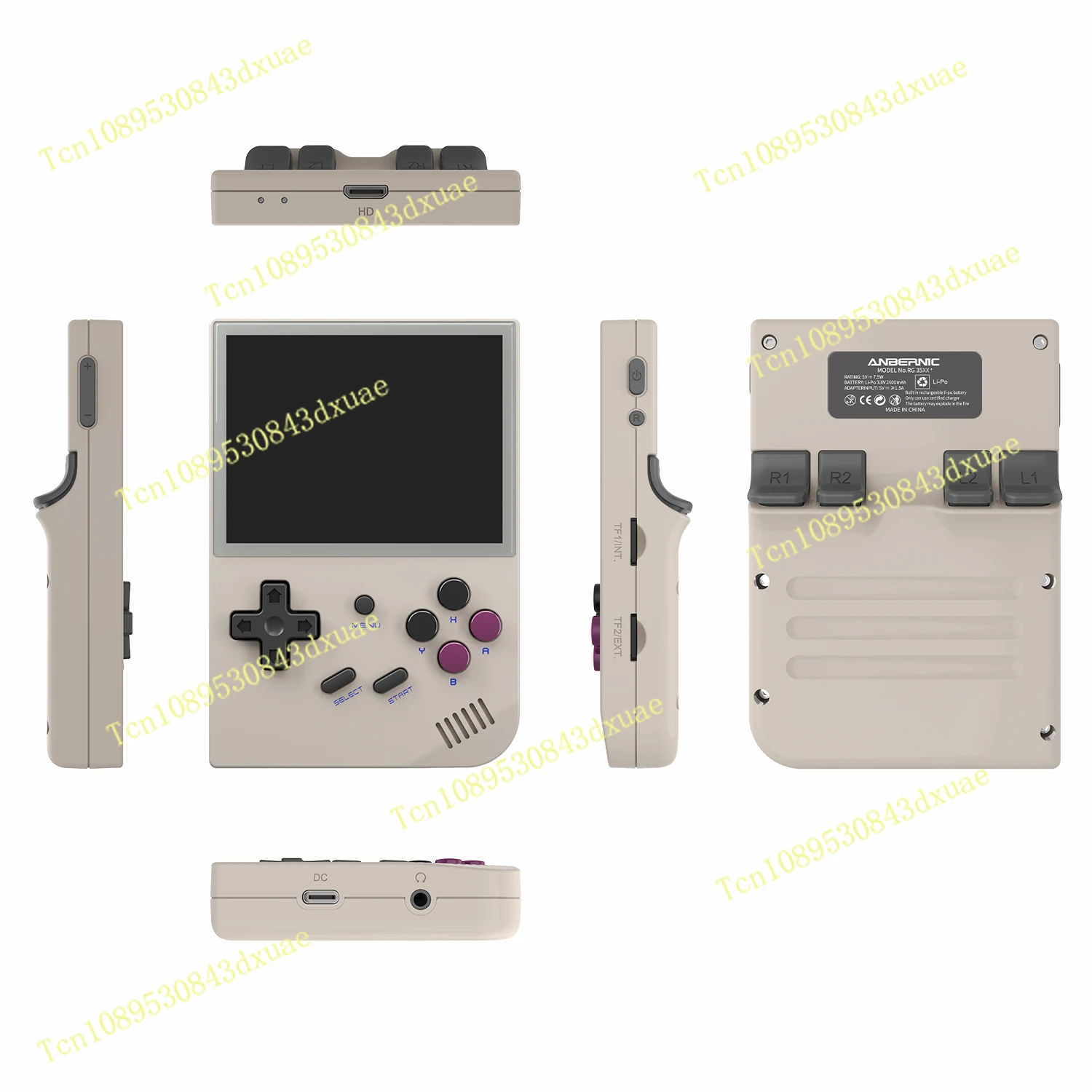 

RG35XX 3.5 inch IPS Linux 64 bit handheld battery 2600mAh portable gaming