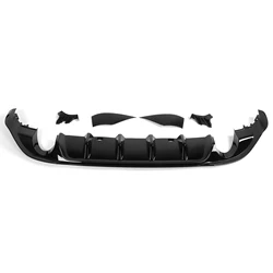 Gloss Black for TCR 2019+ Rear Bumper Diffuser Valance Kit for Golf Volks MK7.5 Facelift 2017 2018 2019 2020 Rear Bumper Valance