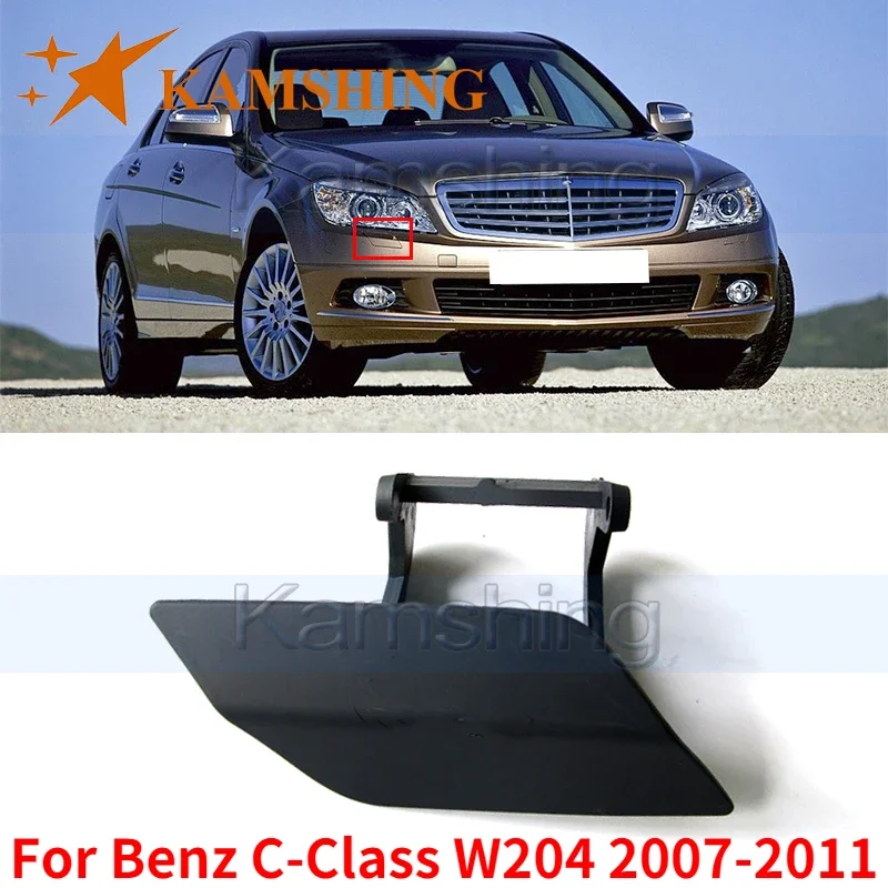 

Kamshing Front Bumper Headlight Water Spray Nozzle Cover For Benz C-Class W204 C180 C200 2007-2011 Headlamp Washer Cover Cap