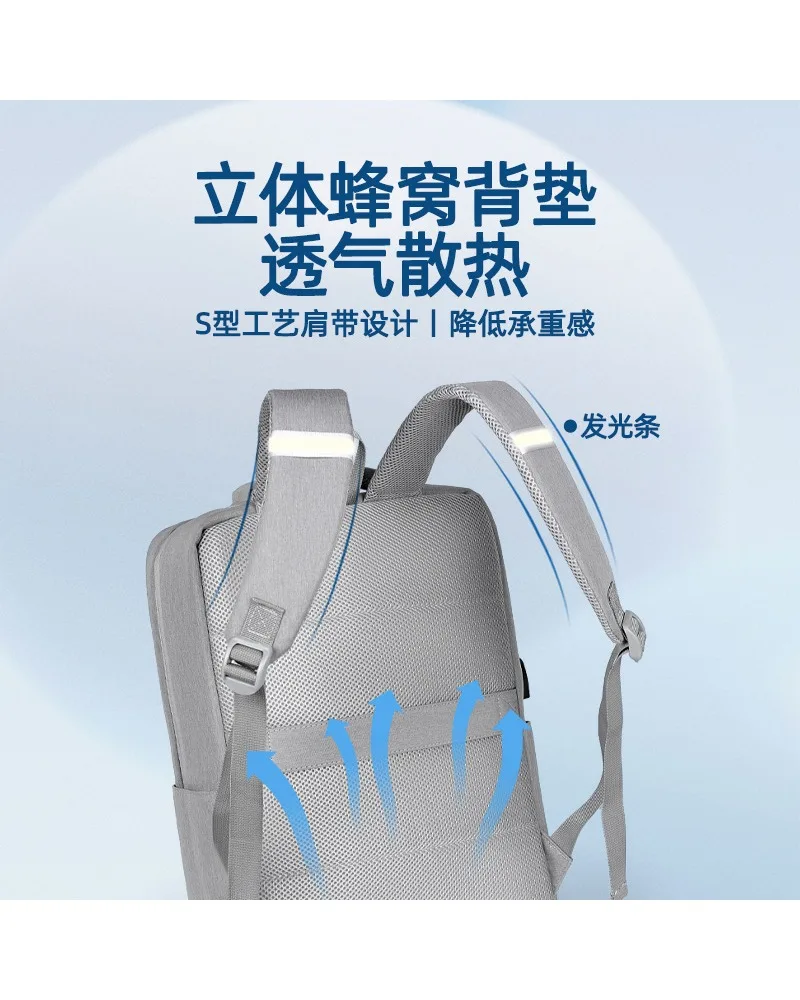 Laptop bag 15.6 inch trendy casual commuter college bag backpack men's backpack women