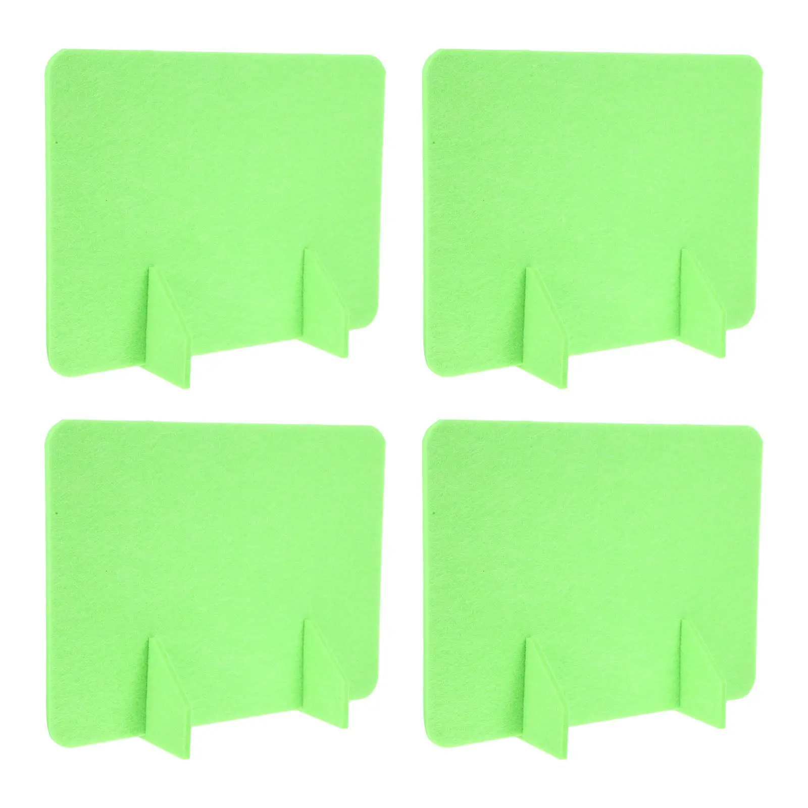 4Pcs Felt Desk Privacy Divider Panel for Students Offices Classrooms Portable Space Saving Exam Shield Desktop Partition Board