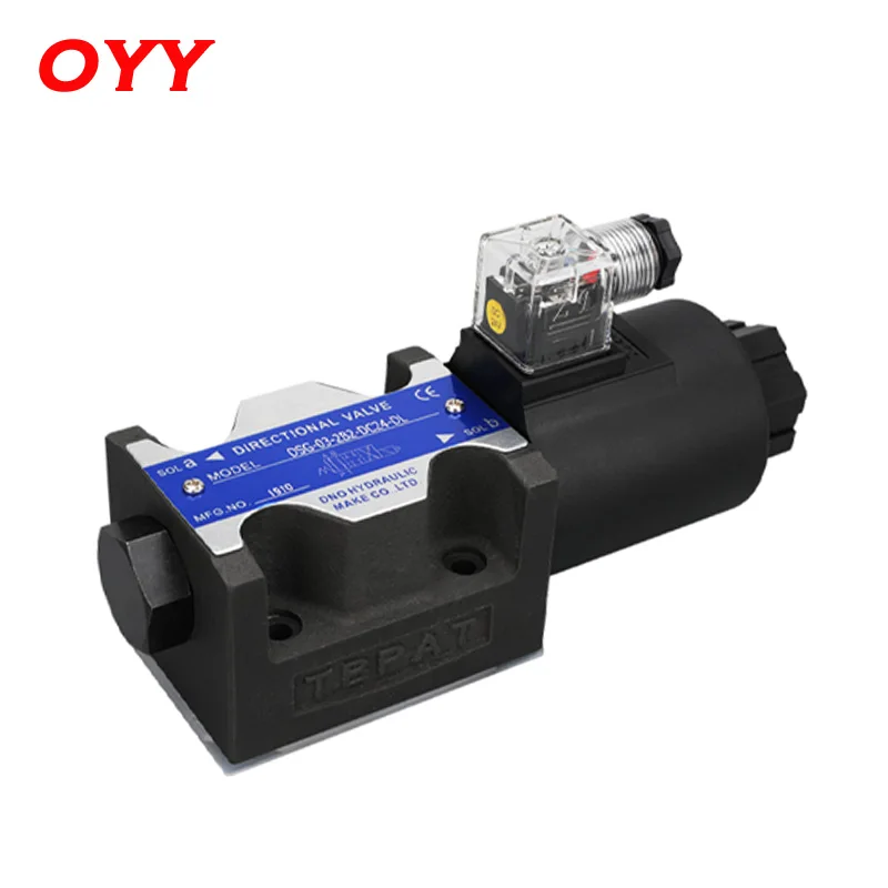DSG-03 Series Hydraulic Electromagnetic Direction Control Valve DC24/AC220V Two-way 4WE10 Solenoid Directional Valve