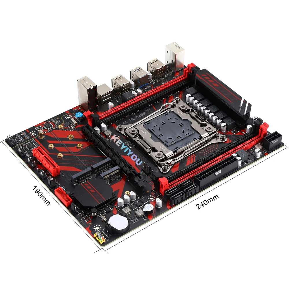 X99 Motherboard four channel Set Xeon LGA 2011-3 E5 2660 V4 Kit CPU Processor DDR4 32GB RAM Memory Combo USB3.0 M.2 NVME