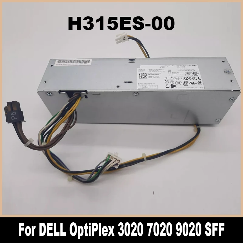 Новый оригинальный блок питания для DELL OptiPlex 3020 7020 9020 XE2 T1700 SFF 315 Вт H315ES-00 4FCWX 04FCWX D315ES001L 100% протестирован