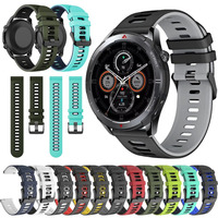 Sports Rubber Strap for Zeblaze Stratos 3 Ultra Smart Watch Swim Silicone Soft Watchband 22mm for Stratos 3 Ultra Accessorie