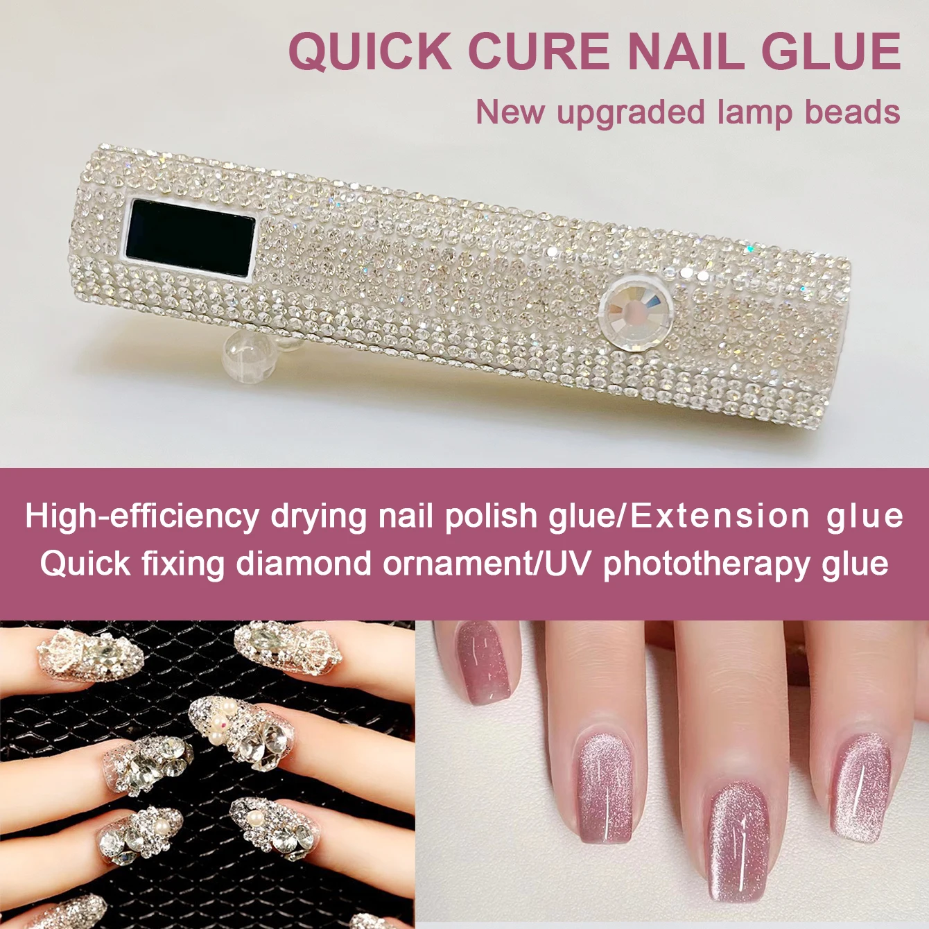 Diamond style  nails  uv led nail lamp  nail equipment   nail drying lamp  gel polish drying lamp  nail tools  Lamp for manicure